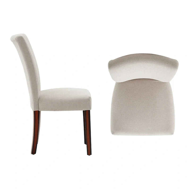Upholstered Parson Dining Chairs (Set of 2)