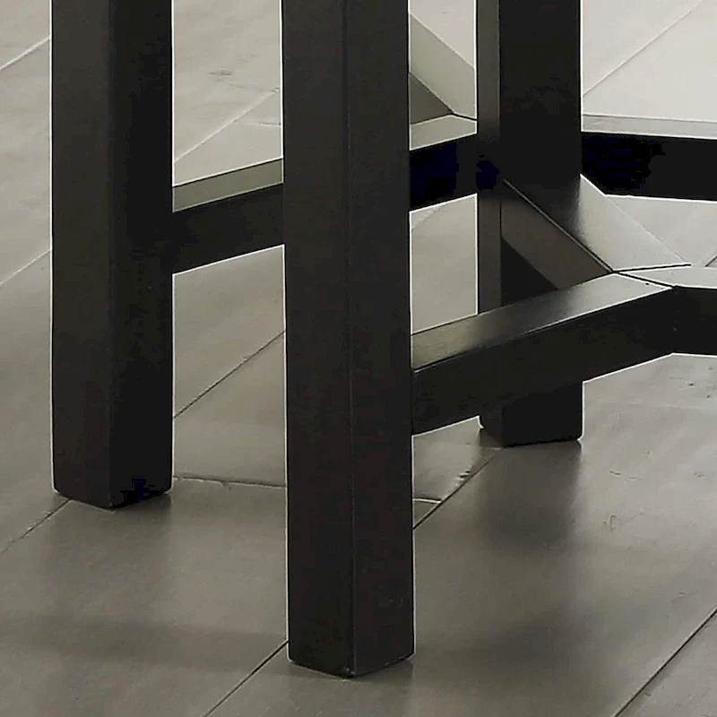 Bittar Transitional Brown Grey 20-inch Faux Marble Top Nesting Side Table by Furniture of America