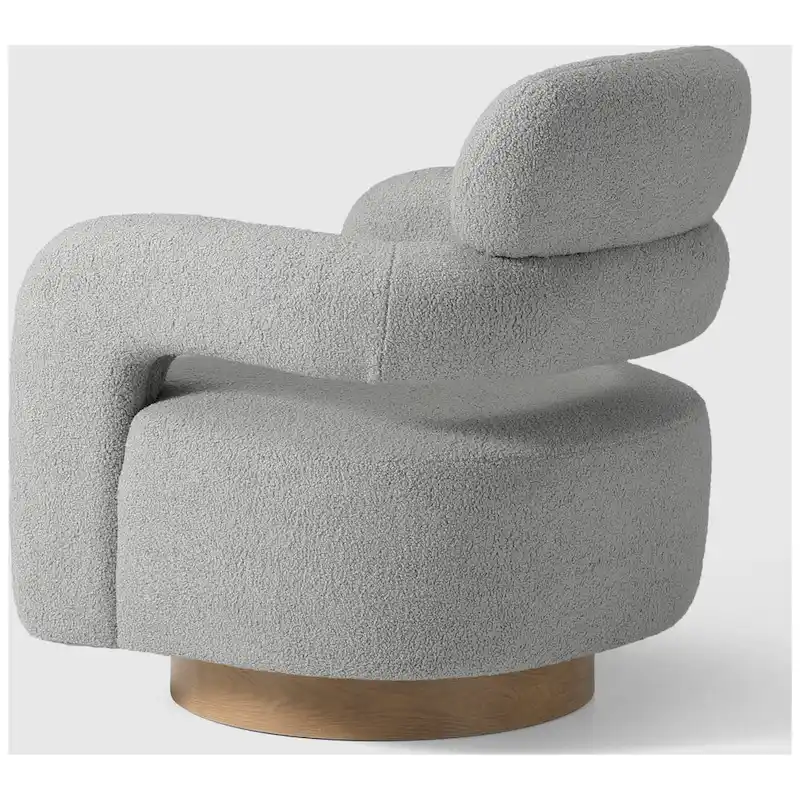 Bayville 29 Wide Sherpa Swivel Chair (Set of 2)