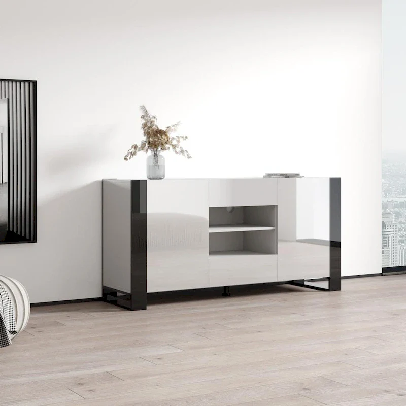 Woody Modern 64.5-inch Sideboard Buffet