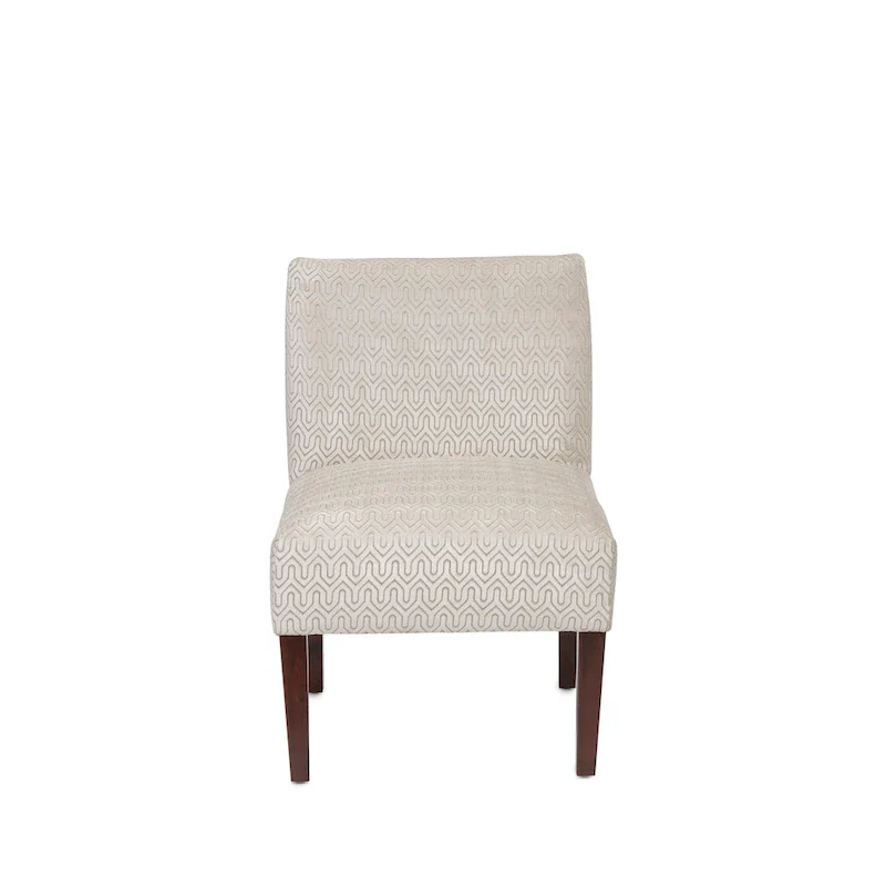 Armless Slipper Chair – Multiple Colors, Polyester, Single Seat