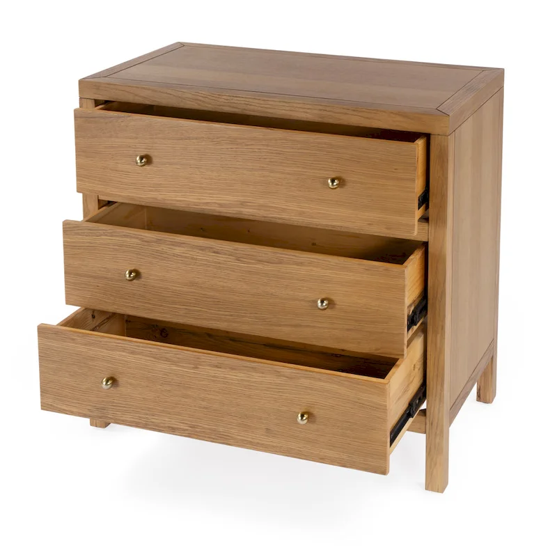 3-Drawer Wood Dresser