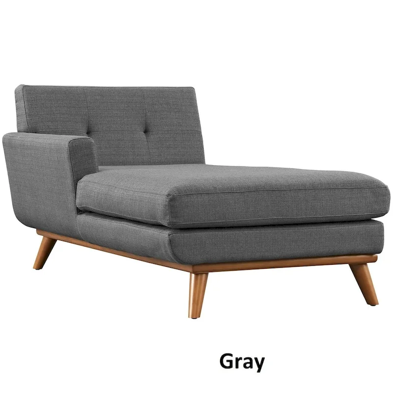 Engage Left-Arm Mid Century Chaise Lounge