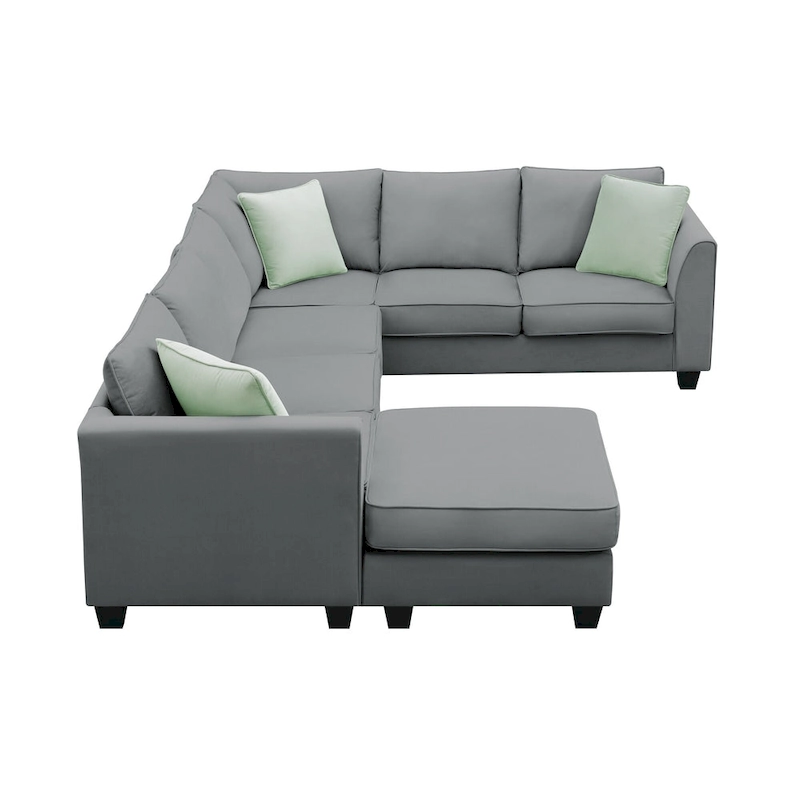 Sectional Sofa Couches Living Room Sets,7 Seats Modular Sectional Sofa
