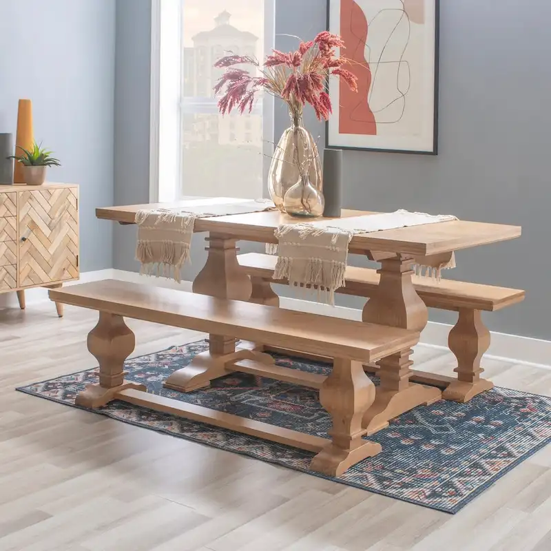 Solid Wood Dining Bench