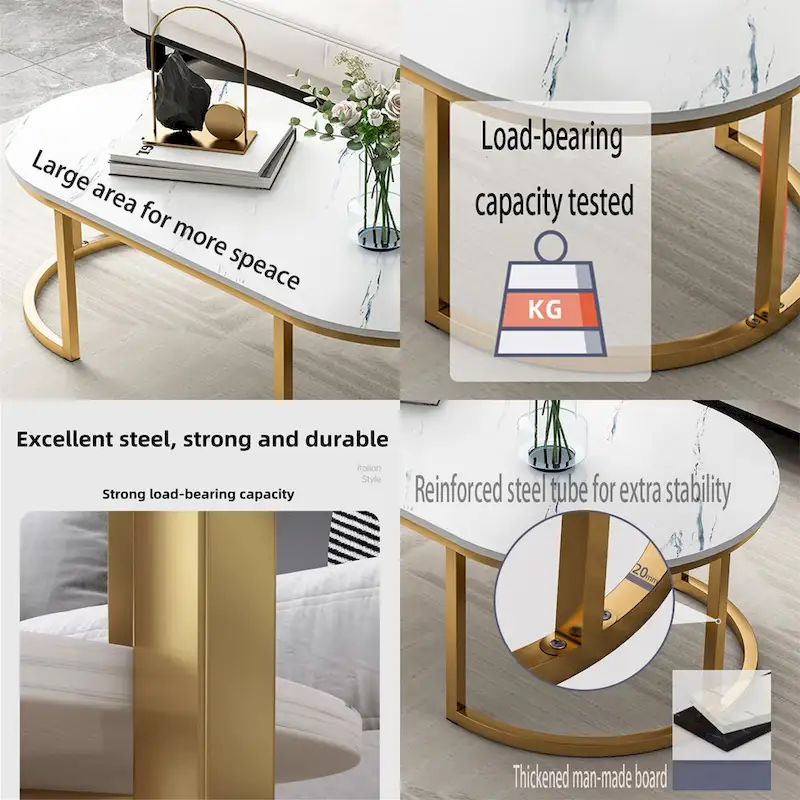 White Wooden Coffee Table