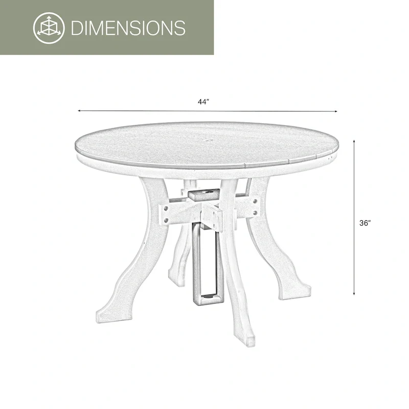 American Furniture Classics Dining Height Round Table , Made in the USA