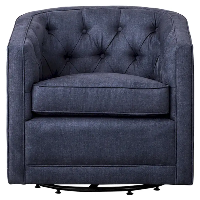 Walsh Fabric Swivel Barrel Chair