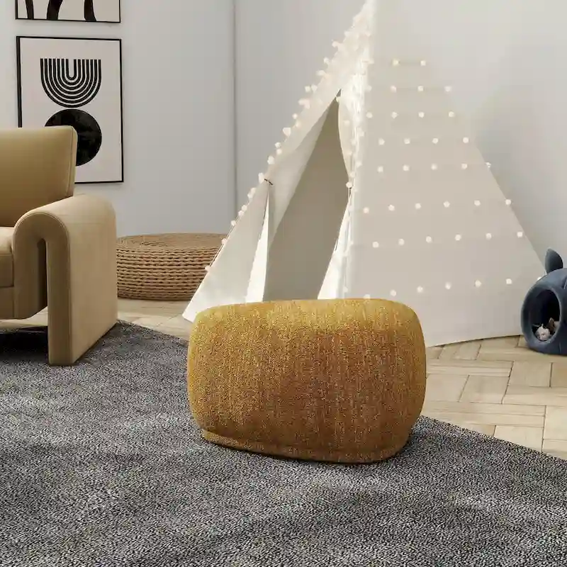 Pebble 26 Rounded Triangle Cocktail Ottoman