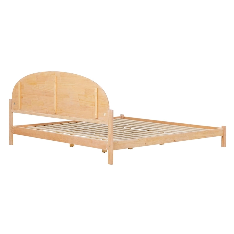 Middlebrook Designs Arched Headboard Solid Pine King Bed