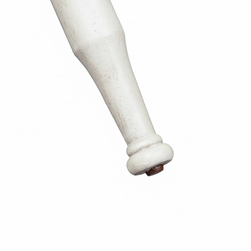 Antique Linen Slat Back Side Chair