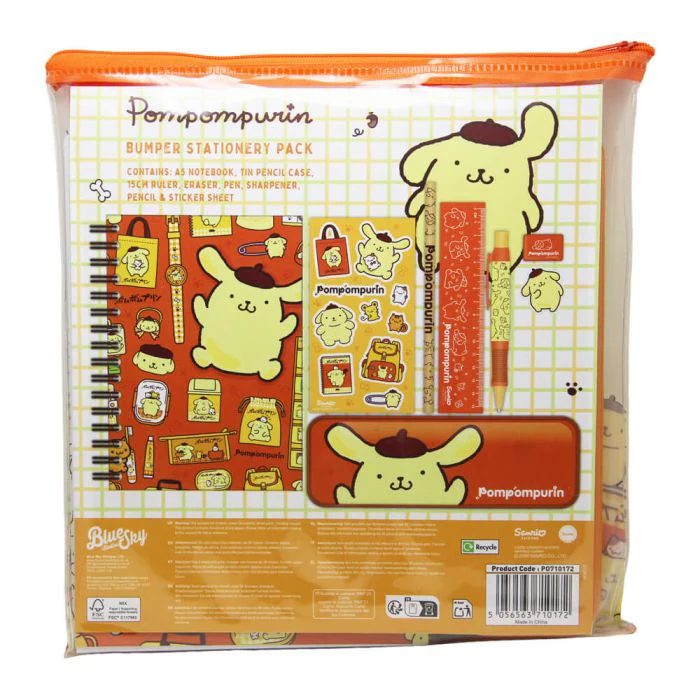 Hello Kitty & Friends Pompompurin Bumper Stationery Set