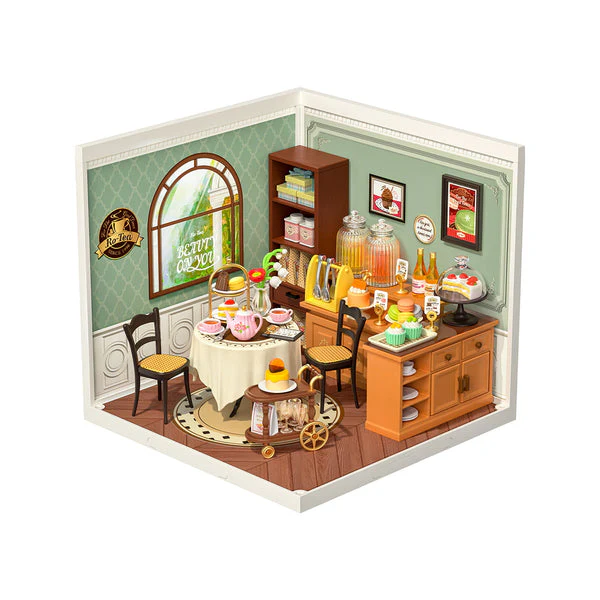 Robotime Rolife Sweet Sips Tea DIY Miniature House DW011