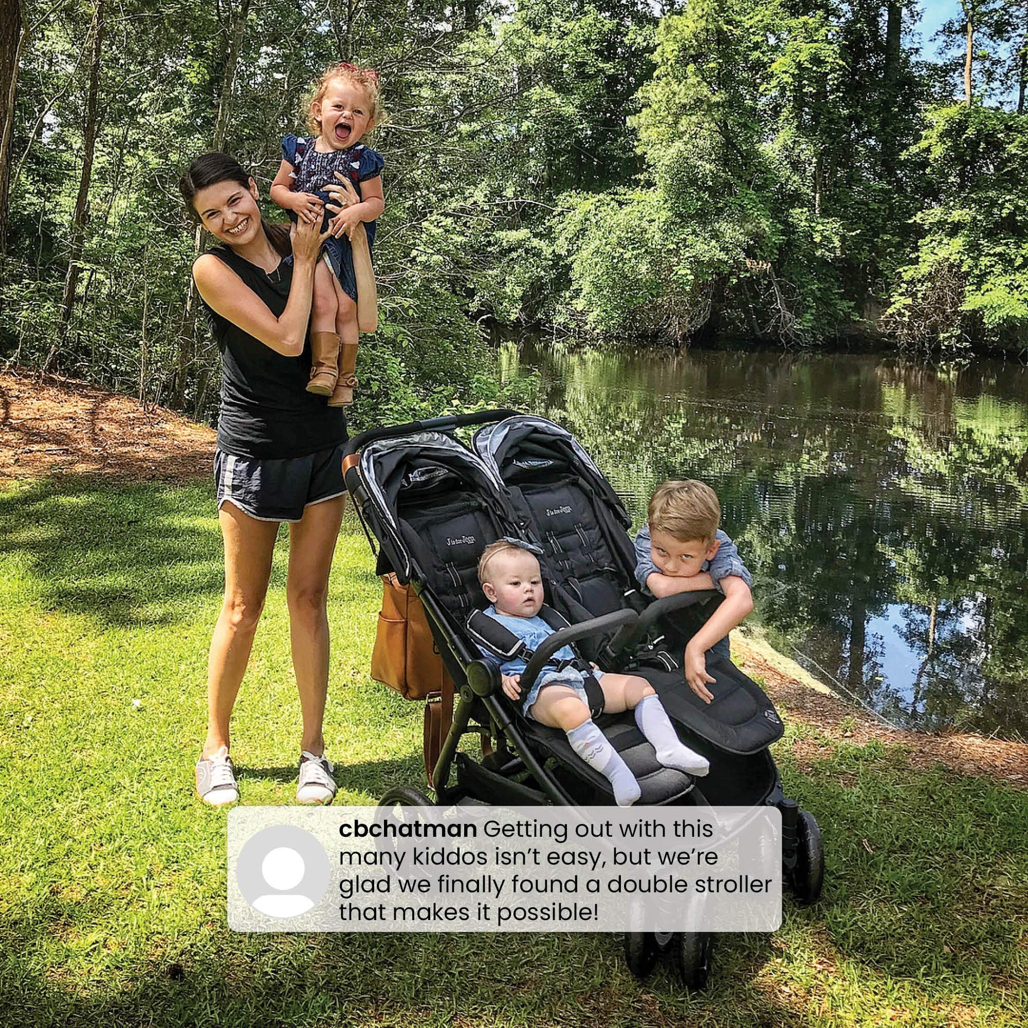 Jeep Destination Ultralight Side x Side Double Stroller