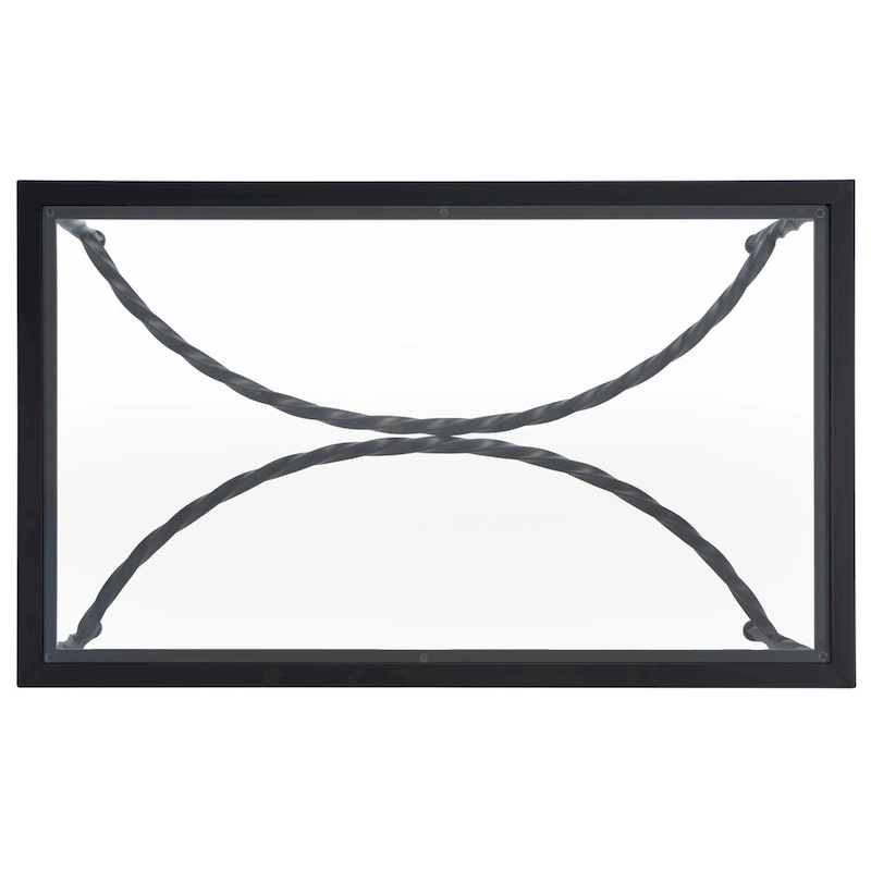 SAFAVIEH Couture Sedighe Glass Coffee Table - 40 W x 24 D x 18 H - 40W x 24D x 18H