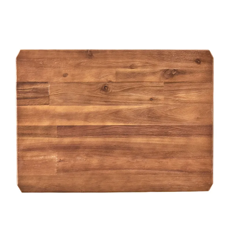 Ronan Wood Rustic Metal End Table by Christopher Knight Home