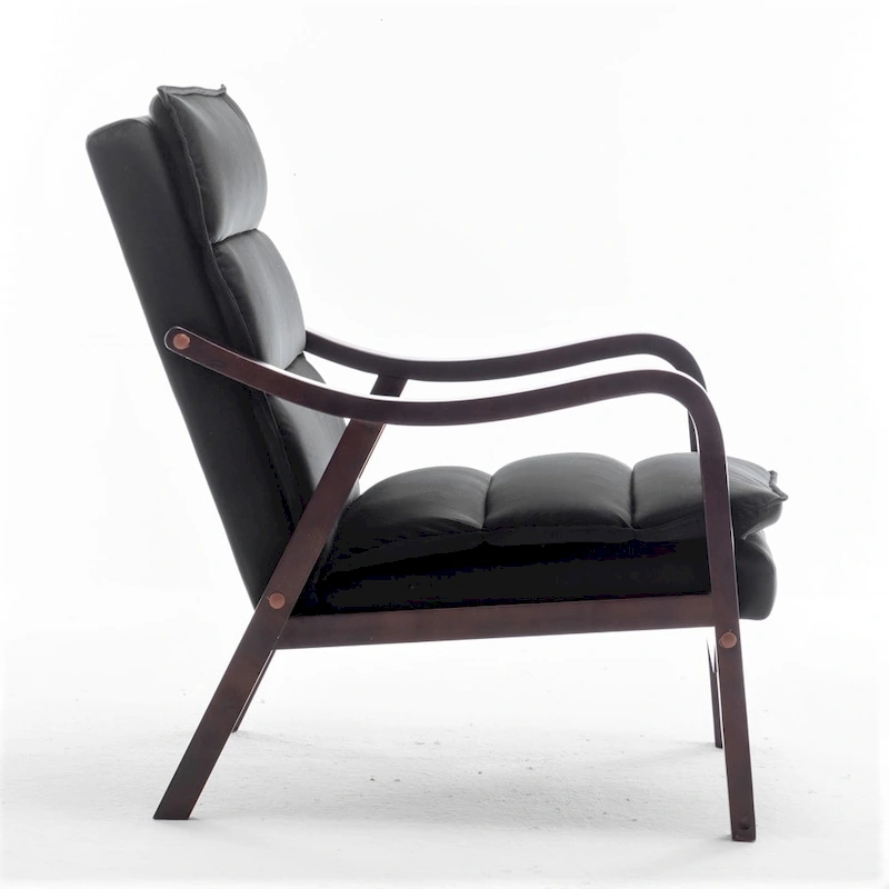 Clovis 24.8 Wide Mid-Century Modern Velvet Armchair