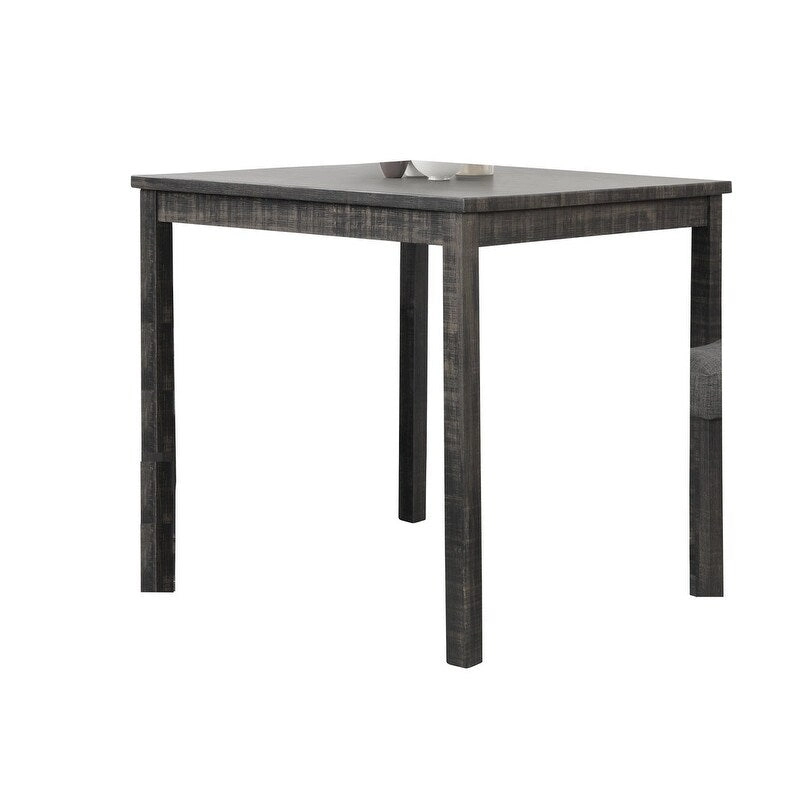 Best Master Furniture 5 Piece Square 36 x 36 Rustic Farmhouse Counter Height Set