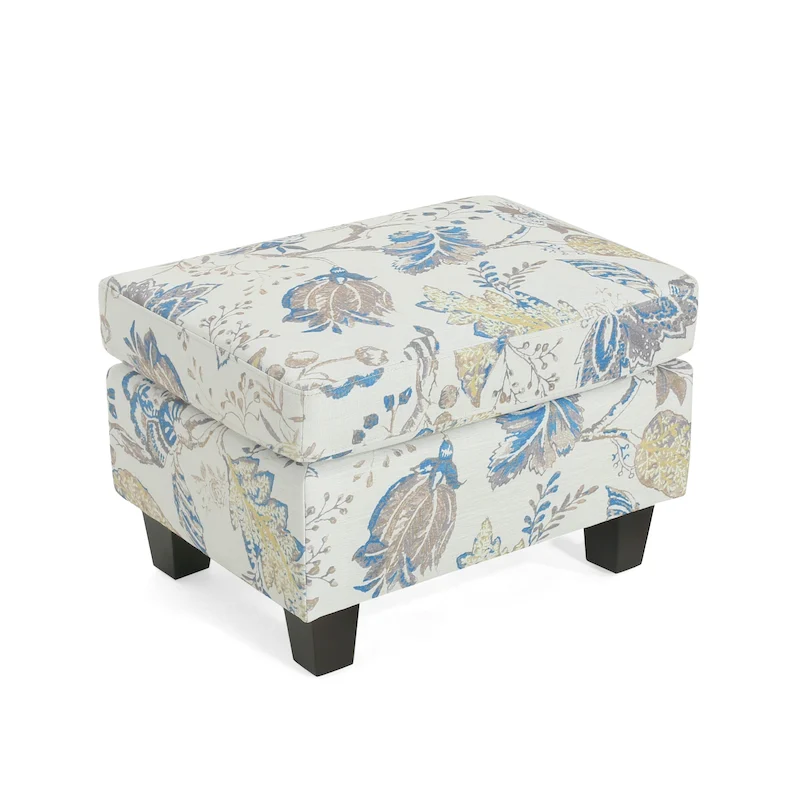 Rosella Fabric Ottoman by Christopher Knight Home