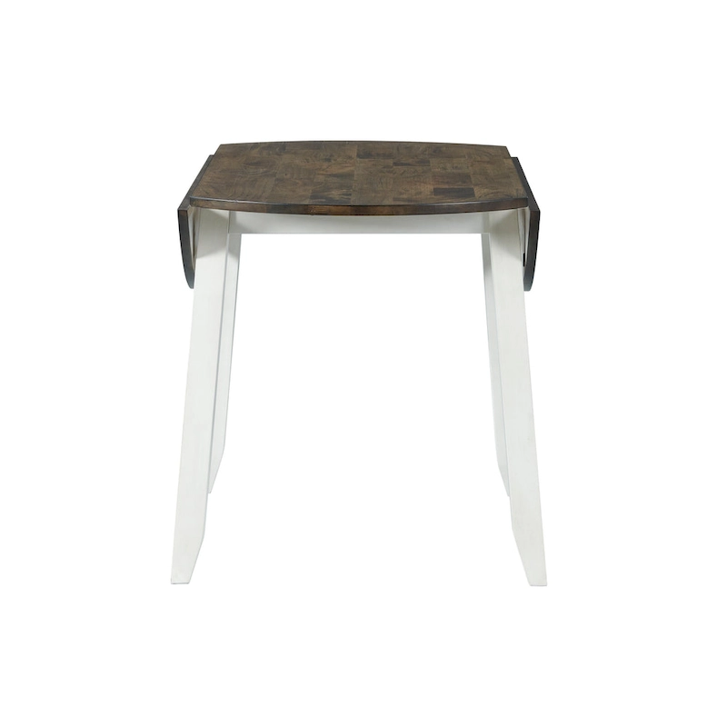 Kona Grey and White Drop Leaf Table