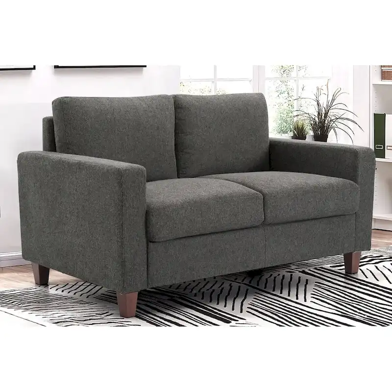 55 In Transitional Upholstered Living Room Loveseat