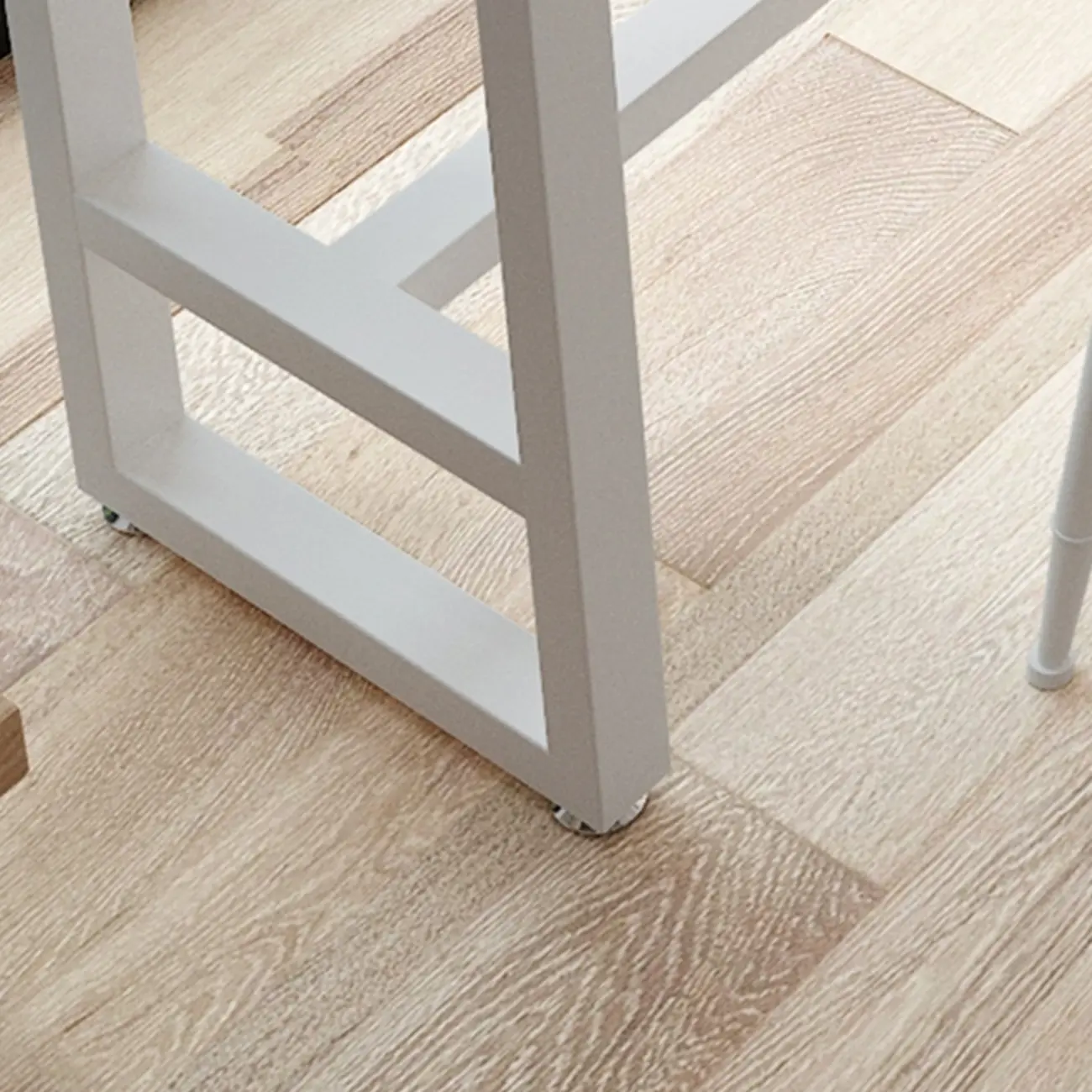 Modern Rustic Pine Wood Top Iron Base Bar Table