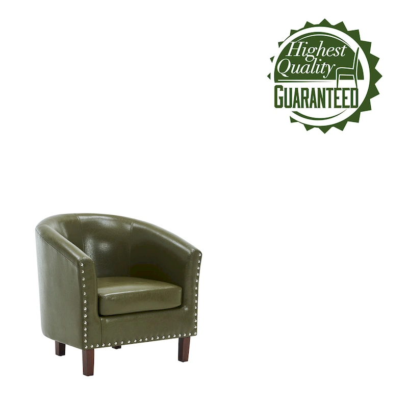 Carson Carrington Junsele PU Leather Accent Club Chair