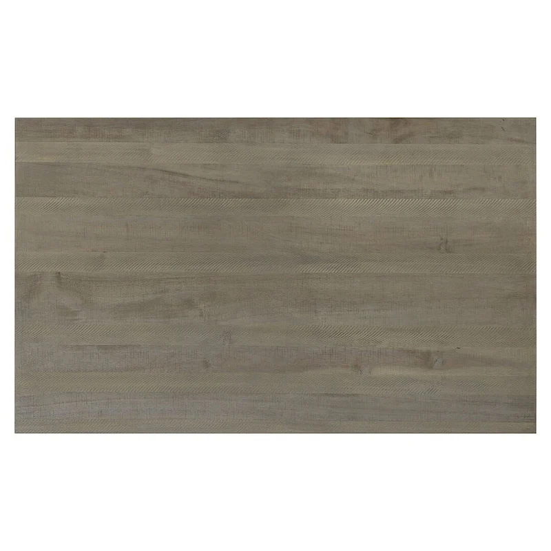 60 Farmhouse Rectangular Dining Table with 4 Upholstered Chairs and Bench