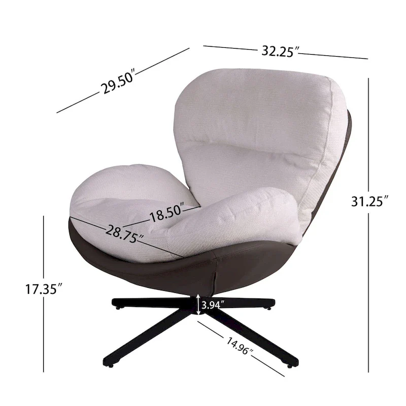 Swivel Single Accent Chair