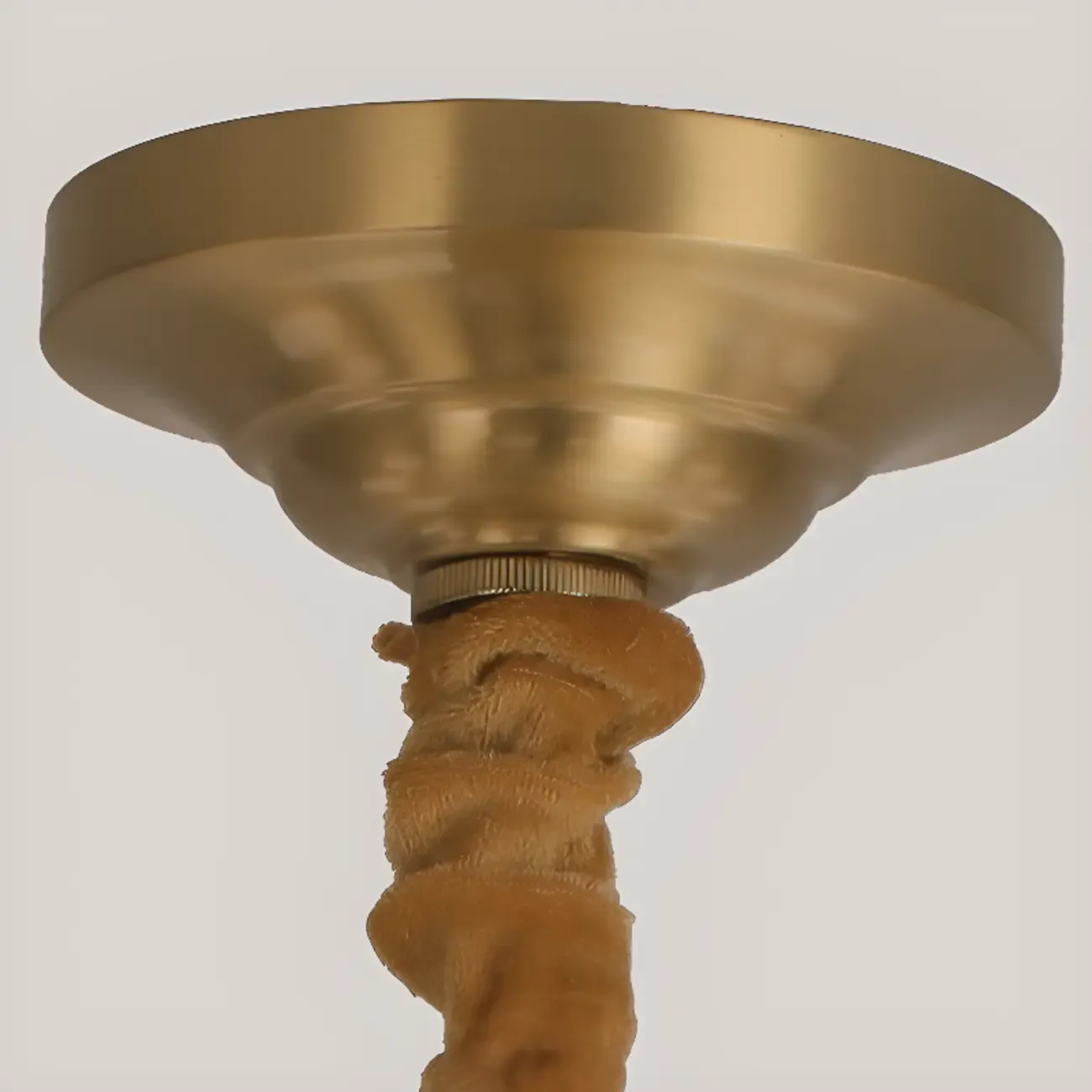 Gold Classic Globe Glass Chandelier Height Adjustable