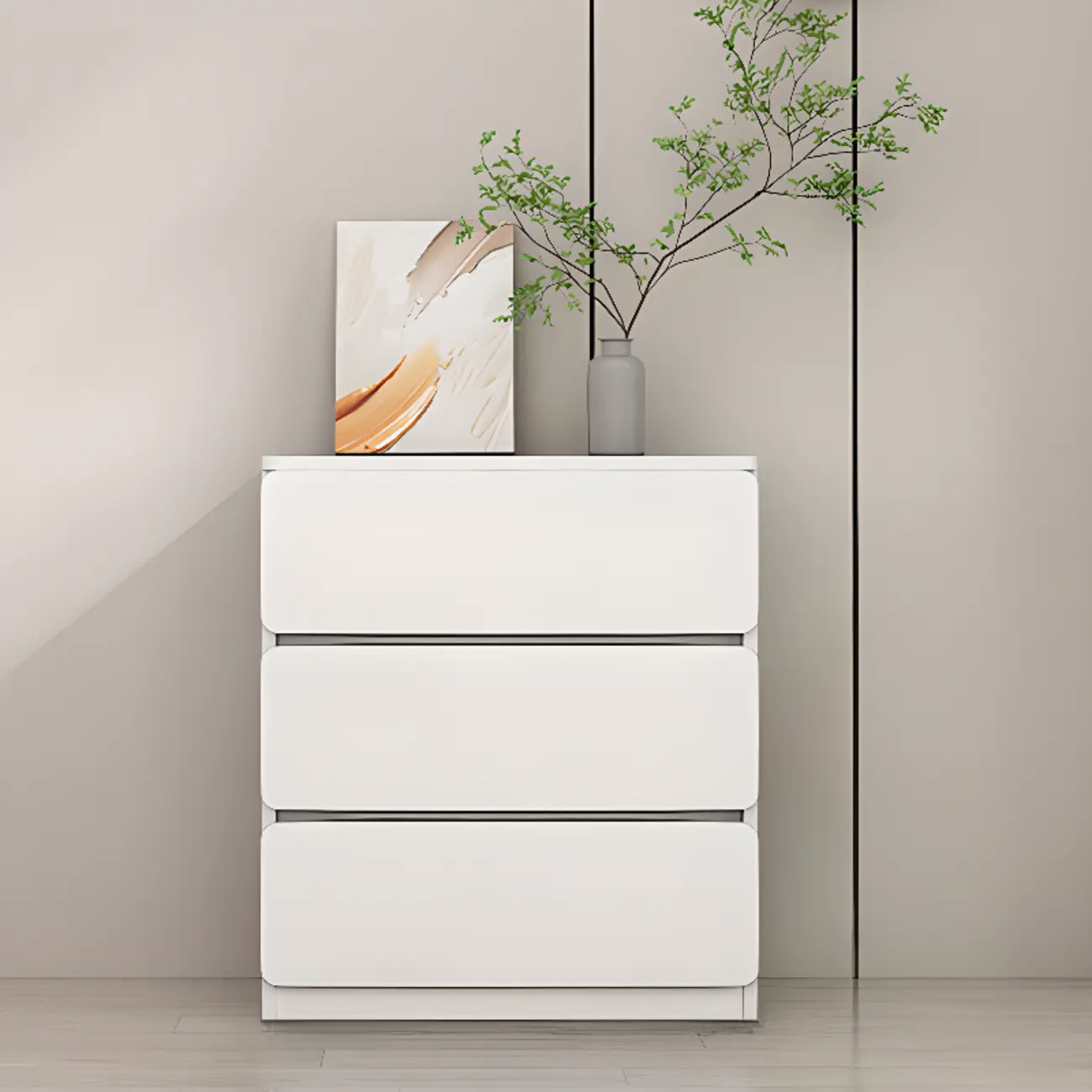 Artistic Rectangle Accent Chests with Free Standing Design