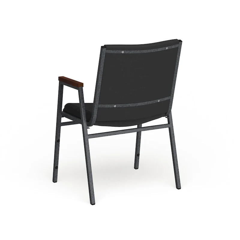 Heavy Duty Stack Chair with Arms - 21D x 21W x 31H