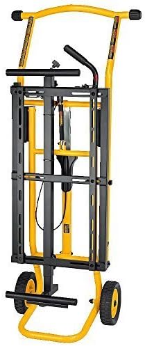 Miter Saw Stand With Wheels (DWX726), Yellow