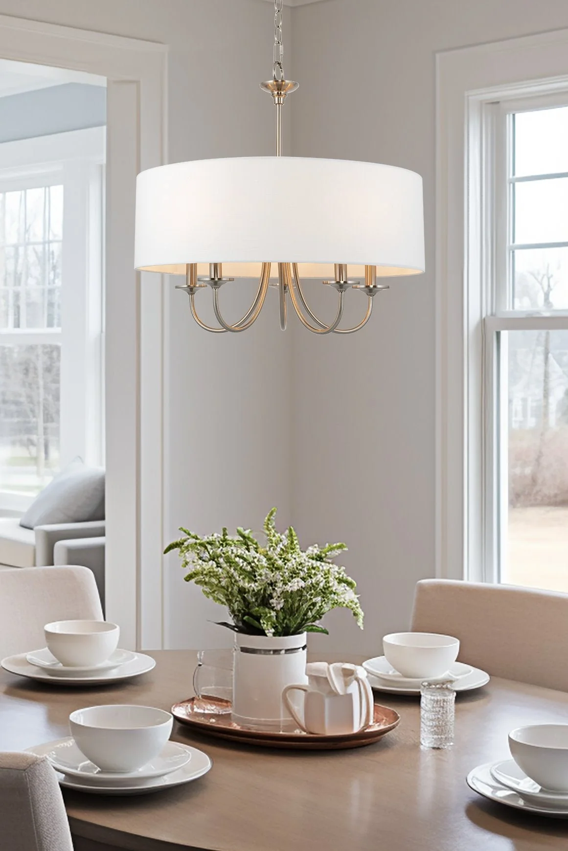Quinn 22 Traditional 5-Light Hanging Chandelier