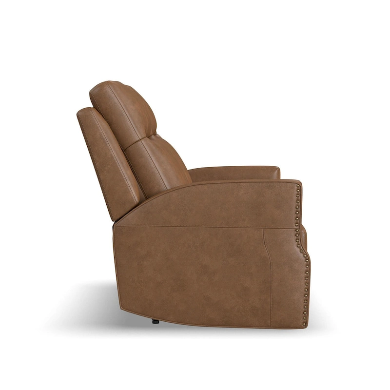 Maxwellton Cedar Power Reclining Loveseat with Power Headrests and Lumbar by Flexsteel - 56