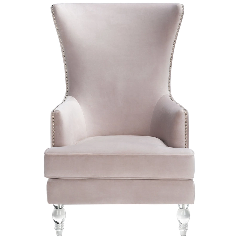SAFAVIEH Couture Cath Modern Wingback Chair - 29Wx32Dx45H