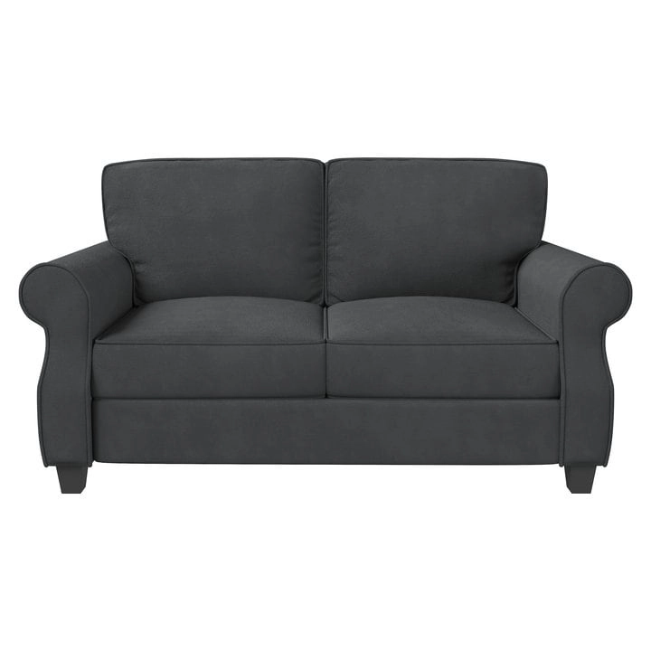 Upholstered Sofa with Solid Wood Frame - 30.30 x 56.30 x 33.10