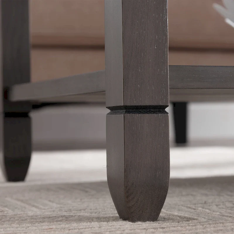 Rustic Slate One Shelf Coffee Table