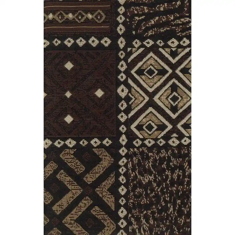 Bali Rattan Swivel Rocker with Tapestry Cushion