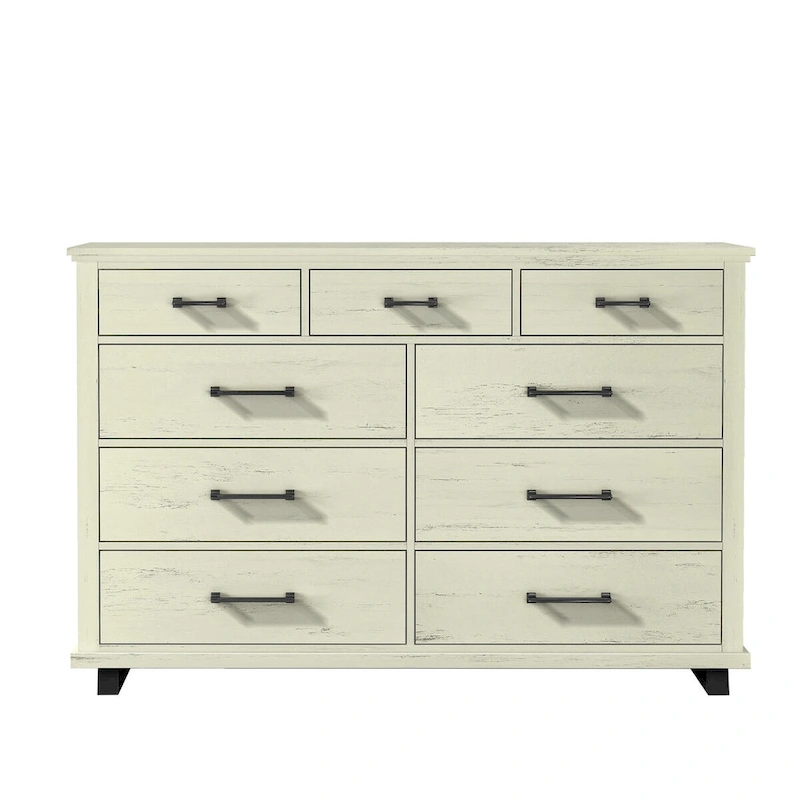 Farmhouse-inspired 2-Piece Bedroom Set - 1 Chest and 1 Dresser