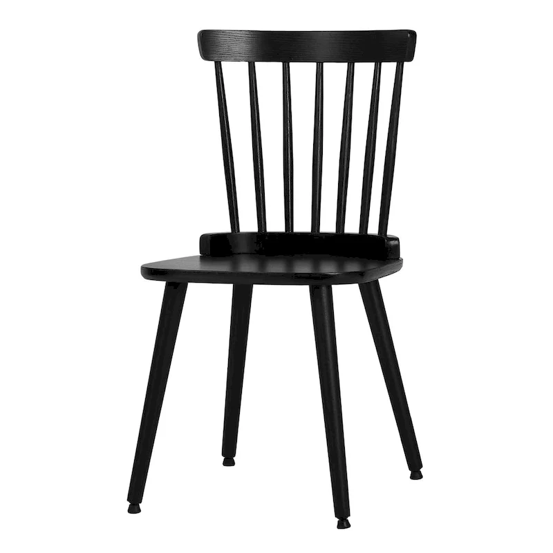 Farmhouse Dining Chairs with Spindle Back - 33.3H x 17.4W x 19.7D