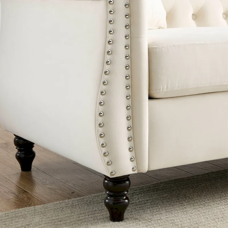 Chesterfield Sofa Grey Living Room