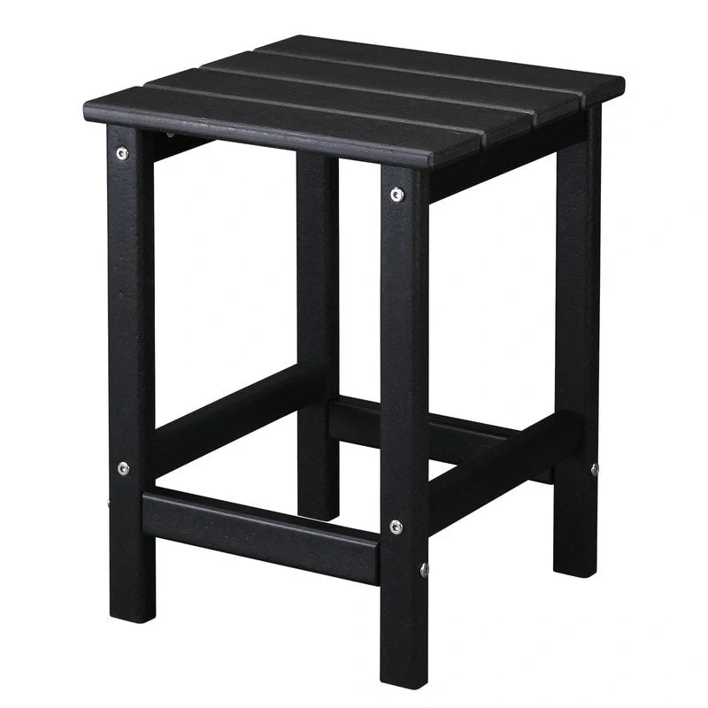 Outdoor High Density Polyethylene 14 Square Side Table