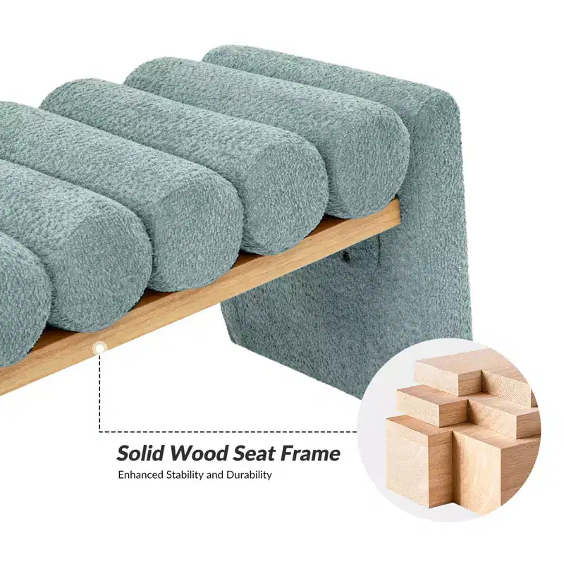Alice Bench With Solid Wood Construction | HULALA HOME