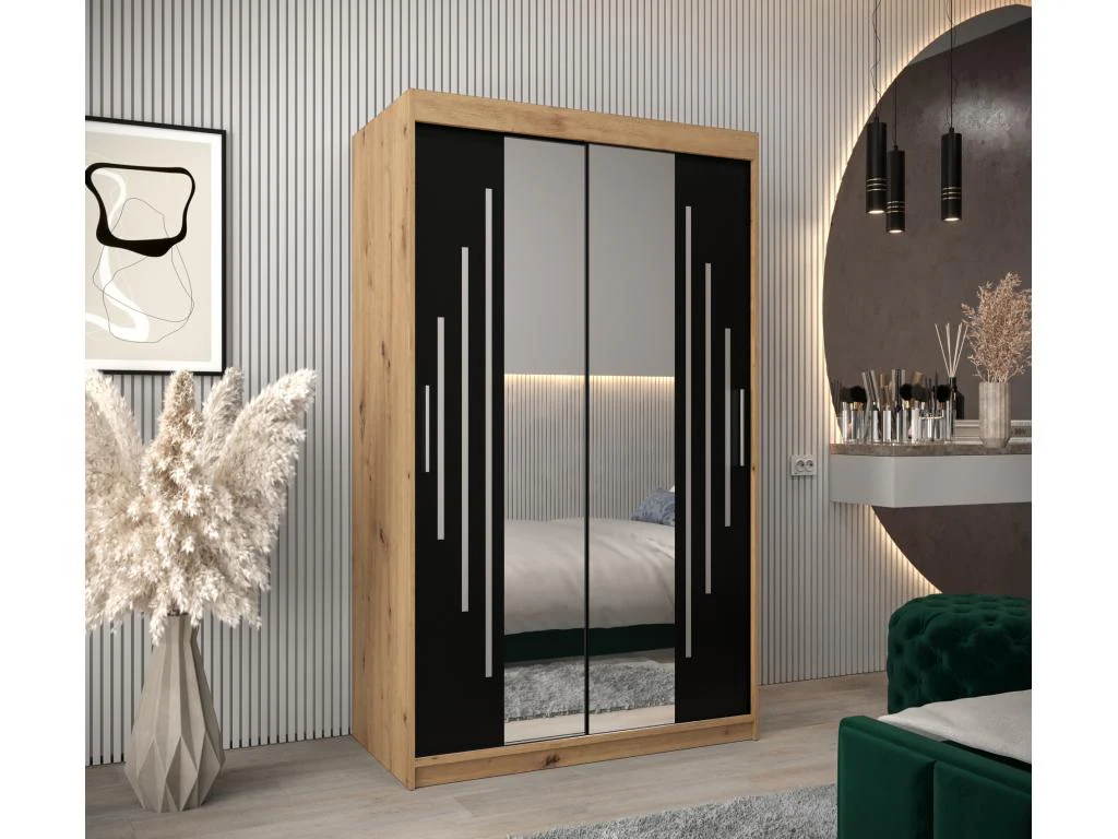 Wardrobe - Argent/Marron/Noir