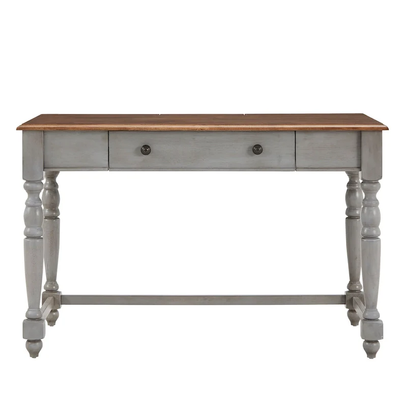 Oaklyn Antique 1-drawer Desk with Charging Station by iNSPIRE Q Classic