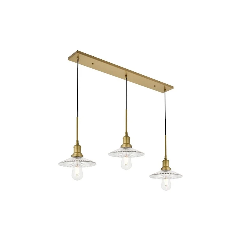 Waltz 3 light black Pendant