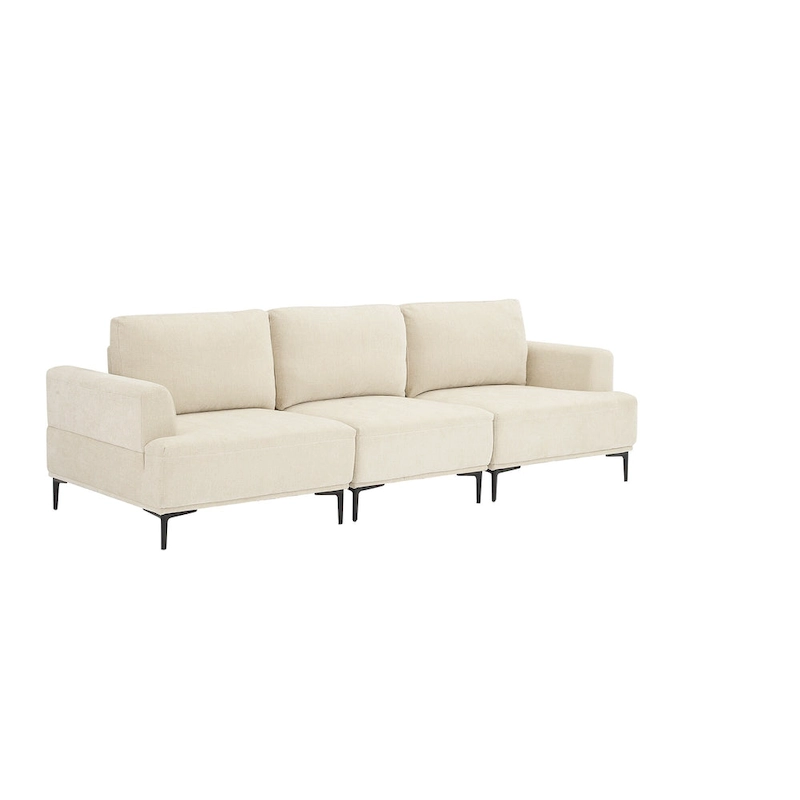 Dinardi 100.7in Widest Upholstered Sofa With Sliding Backrest
