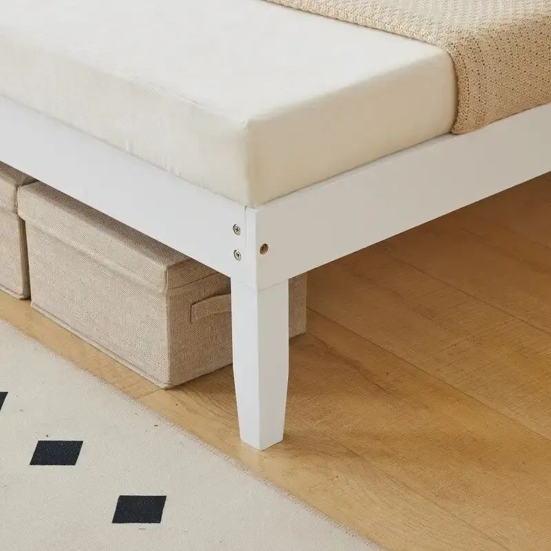 Wooden beds without footboards