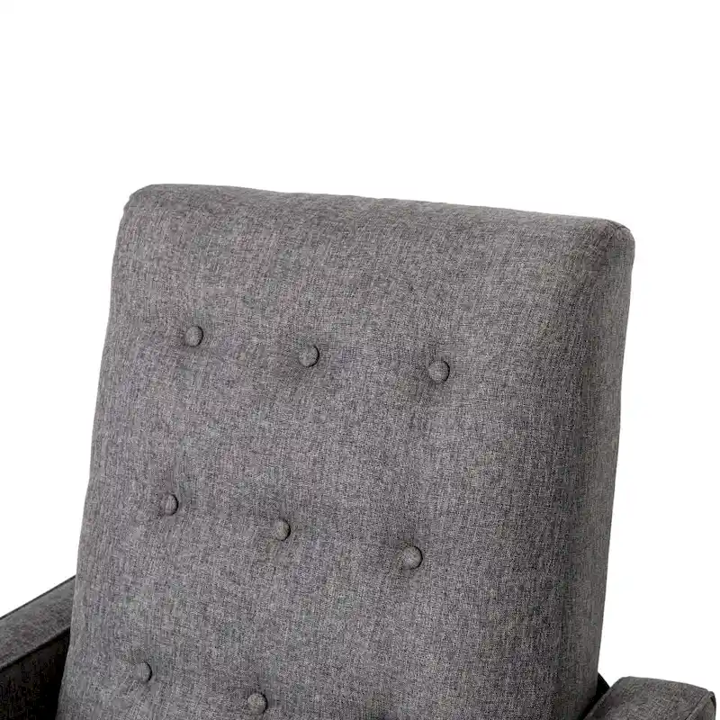 Pushback Recliner with Button Tufted Back